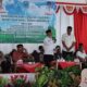 Bupati dan Wakil Bupati Merangin, saat berpamitan di Dapil III. Acara pamitan tersebut di gelar meriah di Balai Desa Tambang Emas.(DETAIL/ist)