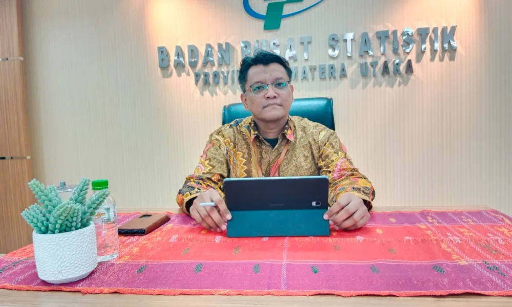 Kepala Badan Pusat Statistik (BPS) Sumut, Nurul Hasanuddin