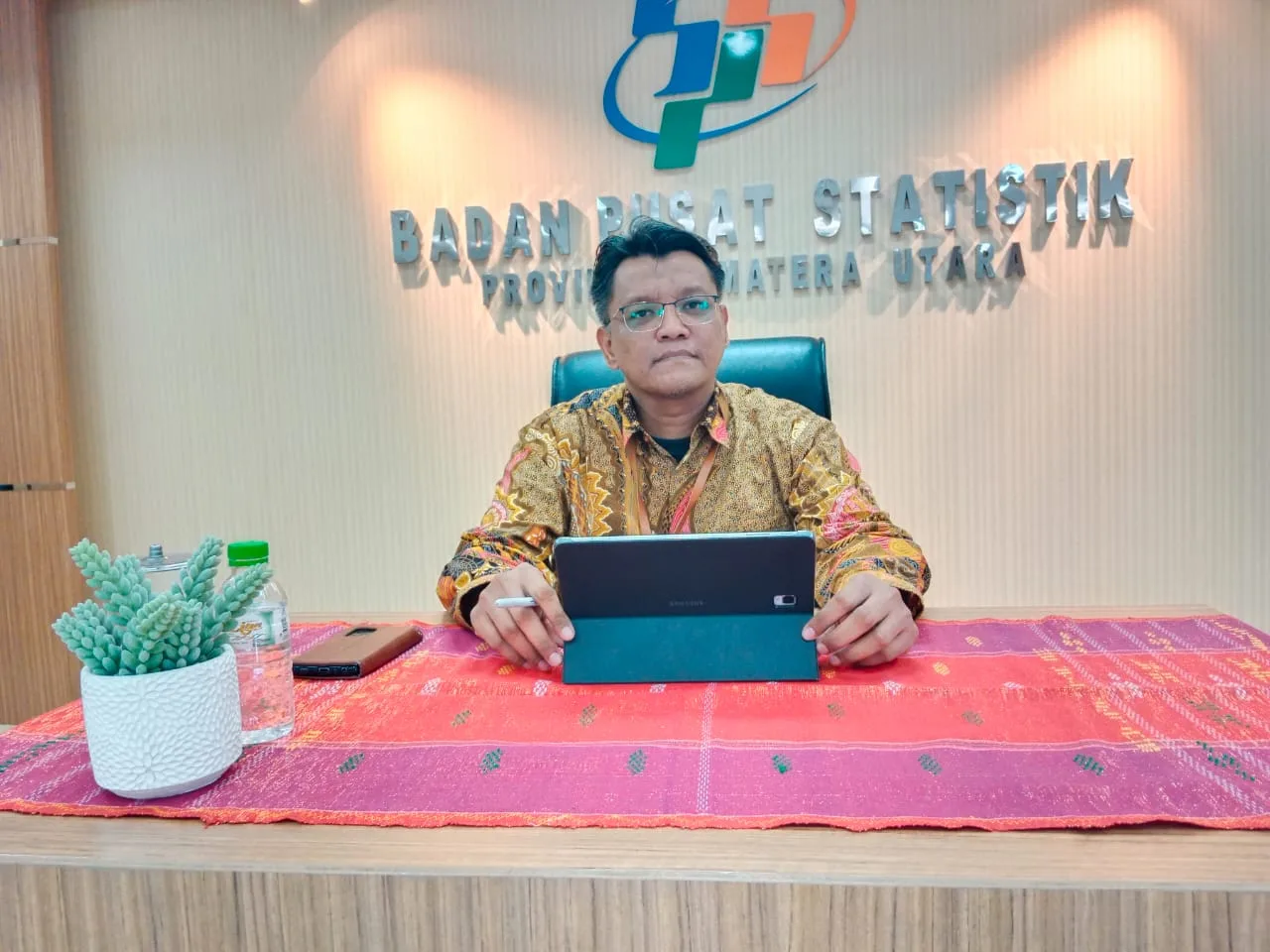 Kepala Badan Pusat Statistik (BPS) Sumut, Nurul Hasanuddin