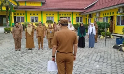 Pj Bupati Merangin, Mukti Said dapat sidak dan mendapati hanya 20 persen staf dan pejabat diknas yang masuk. (DETAIL/ist)