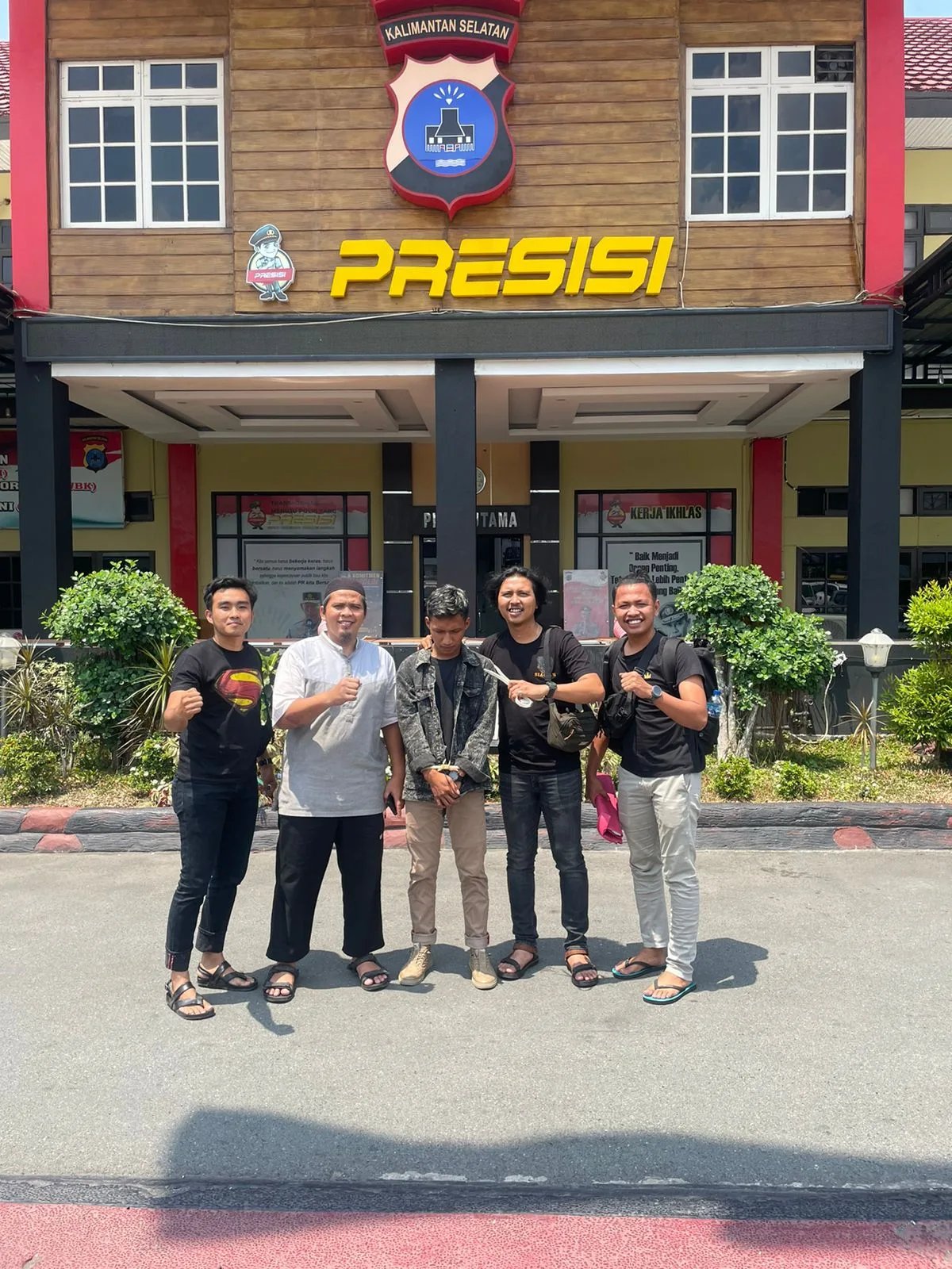 Pandu, pelaku yang diduga meracun pacarnya yang hamil ditangkap di lokasi persembunyian di wilayah Kalimantan Selatan. (DETAIL/ist)