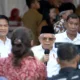 Wapres KH Mahruf Amin saat melakukan peninjauan ke Posyandu Melur di Kabupaten Deli Serdang, Provinsi Sumatera Utara (Sumut), Rabu 18 Oktober 2023.