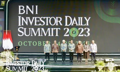 Presiden Jokowi membuka langsung acara BNI Investor Daily Summit 2023.