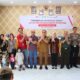 Pemberian makanan sehat dari UPZ Baznas Telkom Regional 1 keada 30 anak di Kecamatan Medan Timur.