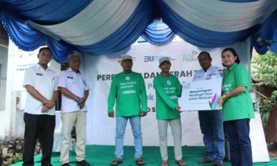 Pihak PLN memberikan bantuan kepada para nelayan dari Sibolga dan Tapteng.