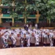 KAP Provinsi Jambi berfoto bersama Siswa/I SMPN 7 Kota Jambi usai kegiatan. (DETAIL/Juan)