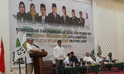 Sekjen PBB Afriansyah Noor saat memberi sambutan. (DETAIL/Juan)