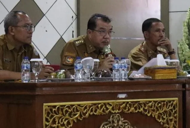 Rapat laporan kinerja Pj Bupati Merangin tidak dihadiri Sekda Merangin, Fajarman. (DETAIL/ist)