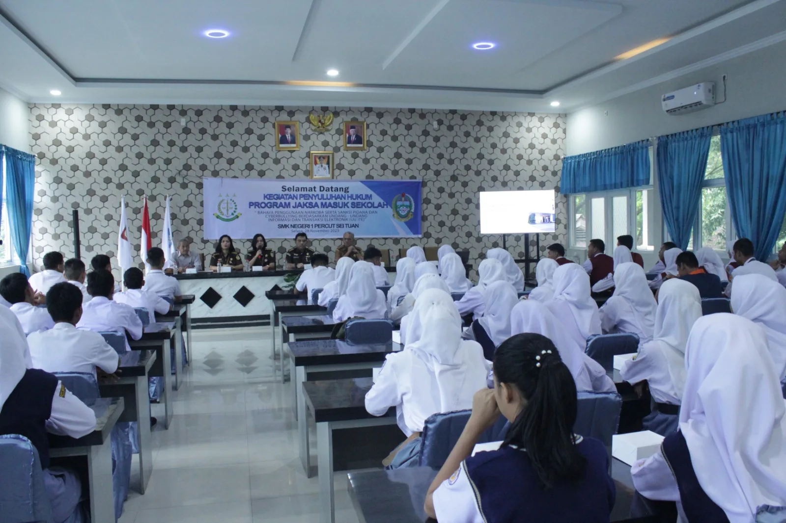 Sosialisasi yang dilakukan pihak Kejaksaan Tinggi Sumut.