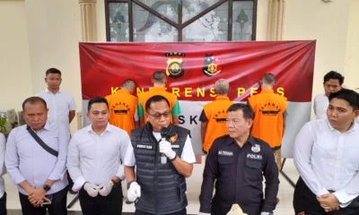 Ditreskrimsus Polda Jambi, Kombes Pol Christian Tory saat memimpin ungkap kasus. (DETAIL/Juan)