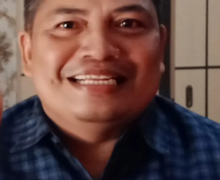 Try Herman Efendi, Ketua tim TKD Prabowo-Gibran Kabupaten Merangin, yang juga Ketua DPRD Kabupaten Merangin. (DETAIL/Daryanto)