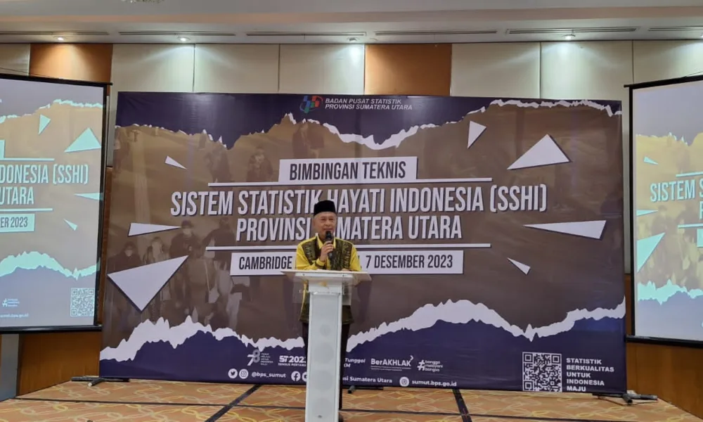 Bimtek yang digelar oleh BPS Sumut.