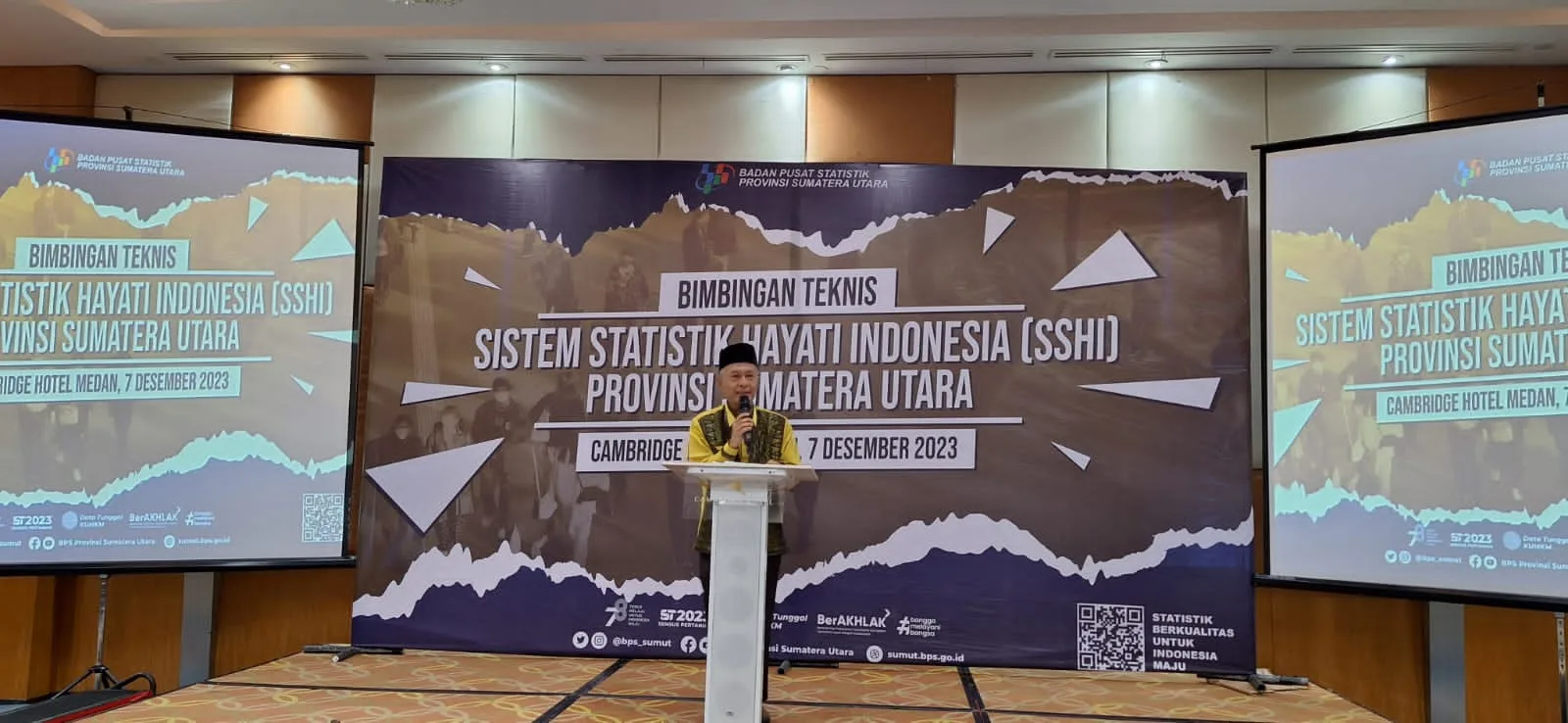 Bimtek yang digelar oleh BPS Sumut.
