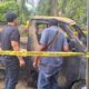 Mobil milik Deden, salah satu caleg PPP yang dibakar orang tidak dikenal. (DETAIL/ist)