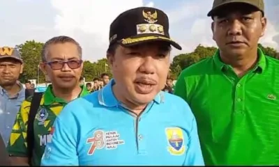 Pj Bupati Merangin, Mukti Said dan Manajer Merangin FC, Nilwan Yahya. (DETAIL/ist)