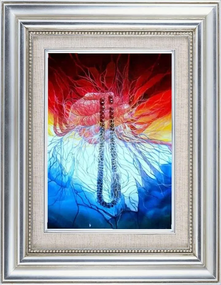 Jerat Zikir, maha karya Alhendra Daulay, perupa Merangin. (DETAIL/ist)