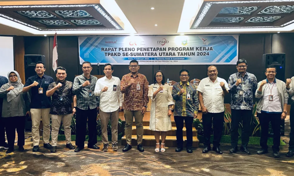 TPAKD Sumut memiliki Roadmap untuk tahun 2024, termasuk soal OVOA. (DETAIL: ist)