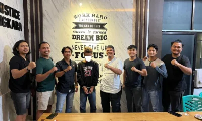 Pelaku pencabulan, AS saat diamankan Satreskrim Polres Merangin. (DETAIL/ist)