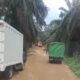 Salah satu jalan di Kecamatan Renah Pamenang yang rusak parah. (DETAIL/Daryanto)