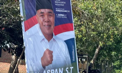 Baliho H Aspan, calon Bupati Tebo. (ist)