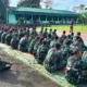Dandim 0420/Sarko, Letkol Inf Suyono saat memberikan arahan terkait dengan amanat Panglima TNI di lapangan Kodim Sarko.(DETAIL/ist)