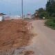 Jalan dekat areal tambang HSBB beberapa waktu lalu. (DETAIL/ist)