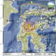 Tangkap layar lokasi gempa bumi di Poso Sulawesi Tengah. (Twitter BMKG)