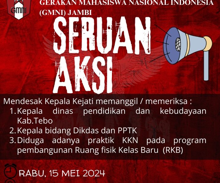Pamflet aksi yang akan digelar di depan Kejati pada pekan depan. (ist)
