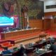 Rendra Usman saat menyampaikan intrupsi pada Al Haris. (DETAIL/Juan)