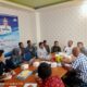 Perwakilan SPI saat beraudensi dengan pihak Disnakertrans Provinsi Jambi membahas lahan transmigrasi yang dicaplok PT Kaswari Unggul. (ist)