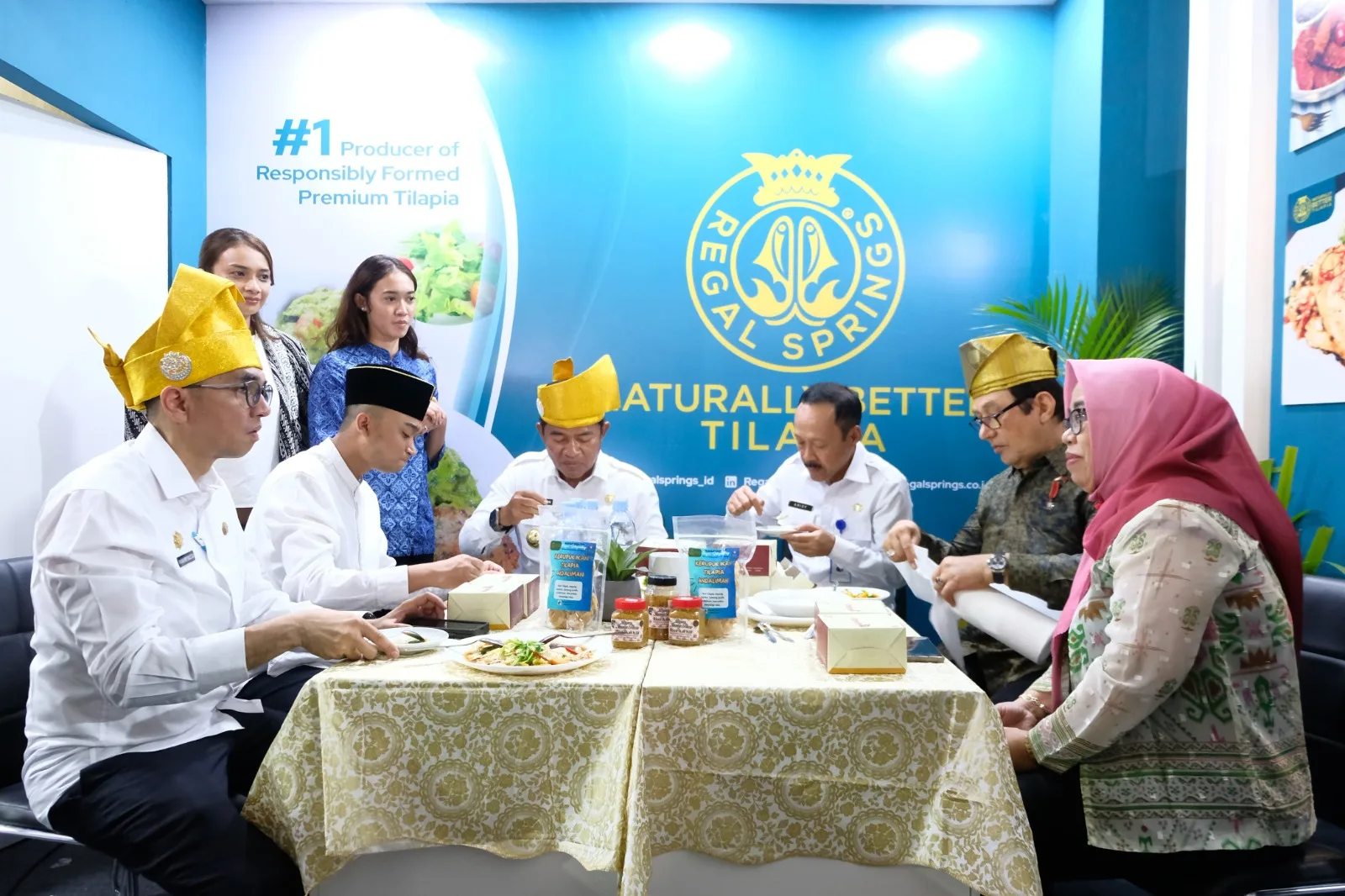 Regal Springs Indonesia turut meramaikan Pekan Inovasi dan Investasi Sumut. (ist)