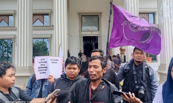 Ketua AJI Jambi, Suwandi. (DETAIL/Juan)