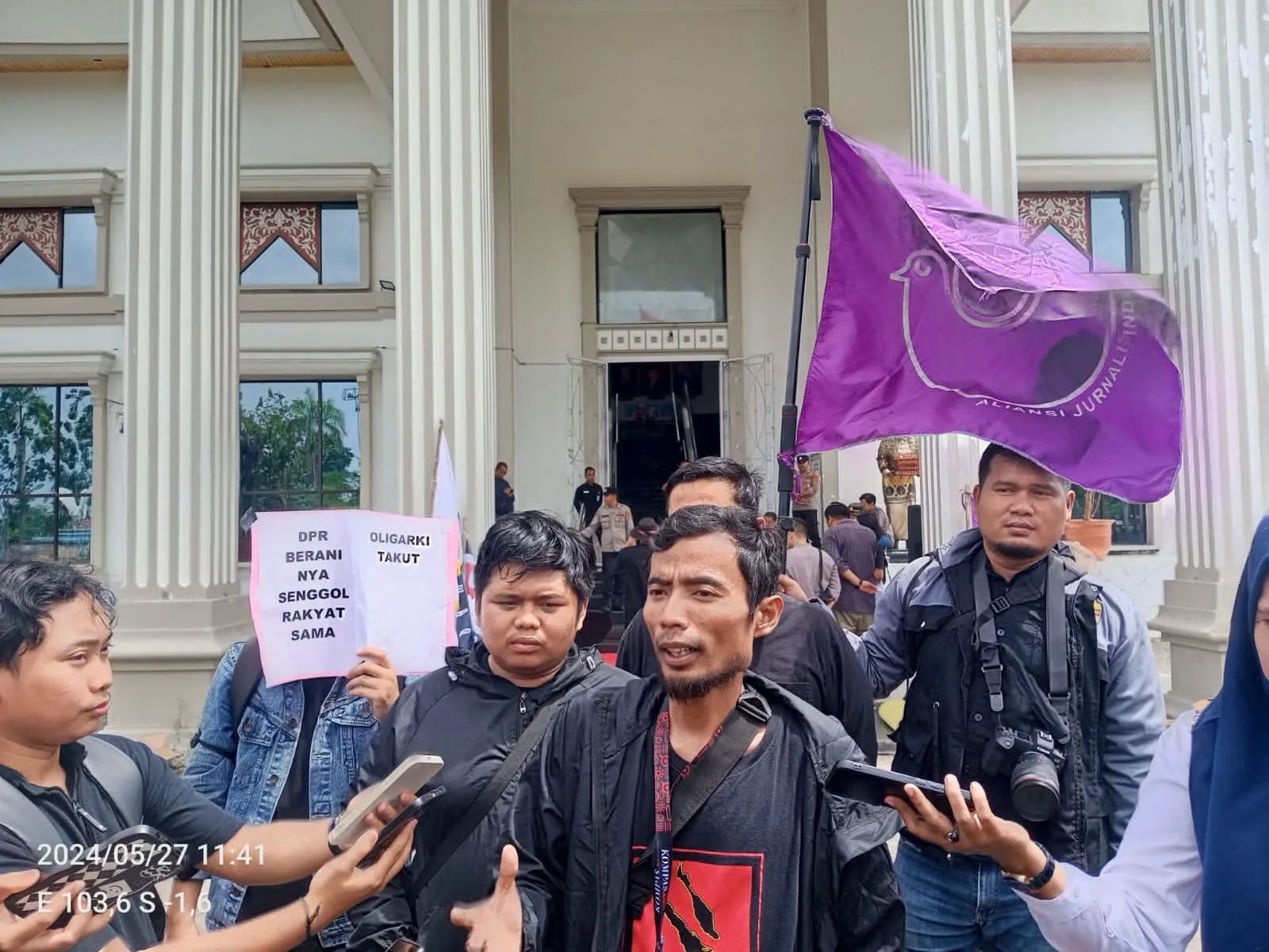 Ketua AJI Jambi, Suwandi. (DETAIL/Juan)