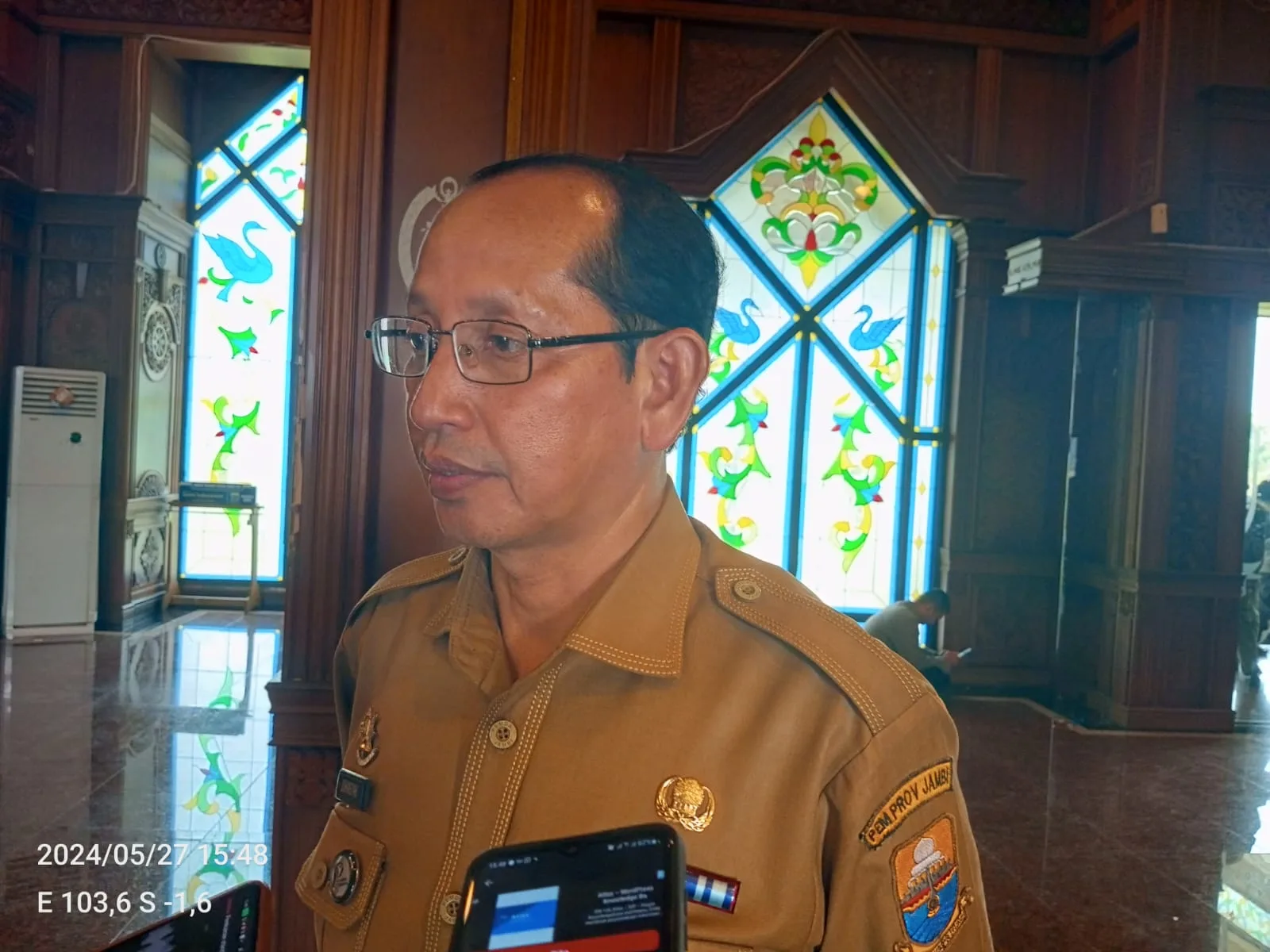 Karo Perekonomian dan SDA Provinsi Jambi sekaligus Waka Satgaswasgakum Batu Bara, Johansyah. (DETAIL/Juan)