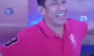 Tangkapan layar Waka DPRD Tebo sedang asyik di tempat hiburan malam. (ist)