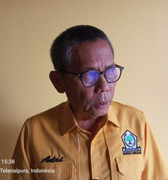 Adri, Wakil Ketua DPD I Golkar Jambi. (DETAIL/Juan)