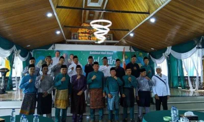 Bupati Fadhil dan Wabup Bakhtiar di acara halal bihalal. (ist)