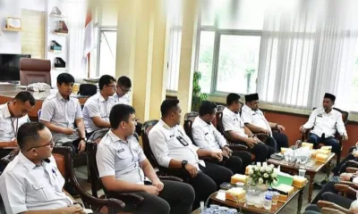 Sekda Batanghari menerima kunjungan dari Perwakilan Pemerintah Kota Jambi serta Dinas Kominfo Jambi ke Kabupaten Batanghari. (ist)