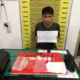 Bandar sabu dengan puluhan gram barang buktinya.(DETAIL/ist)