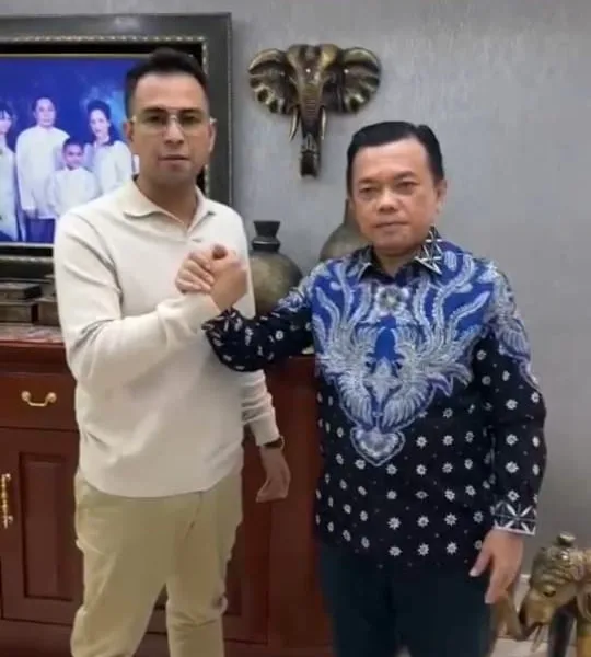 Raffi Ahmad dukung Al Haris dan Abdullah dalam Pilgub Jambi. (ist)