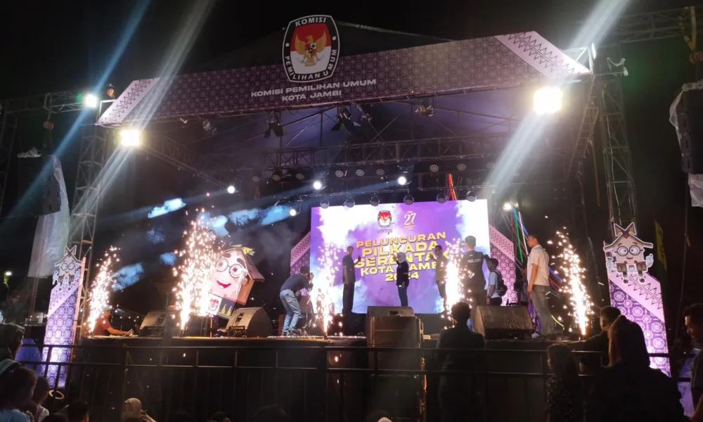 Launching secara Resmi Pilkada serentak tahun 2024 di Kota Jambi (DETAIL/Jorgi)