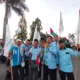 Badan Komunikasi Pemuda Remaja Masjid Indonesia Provinsi Jambi dalam aksi solidaritas (DETAIL/Jorgi)