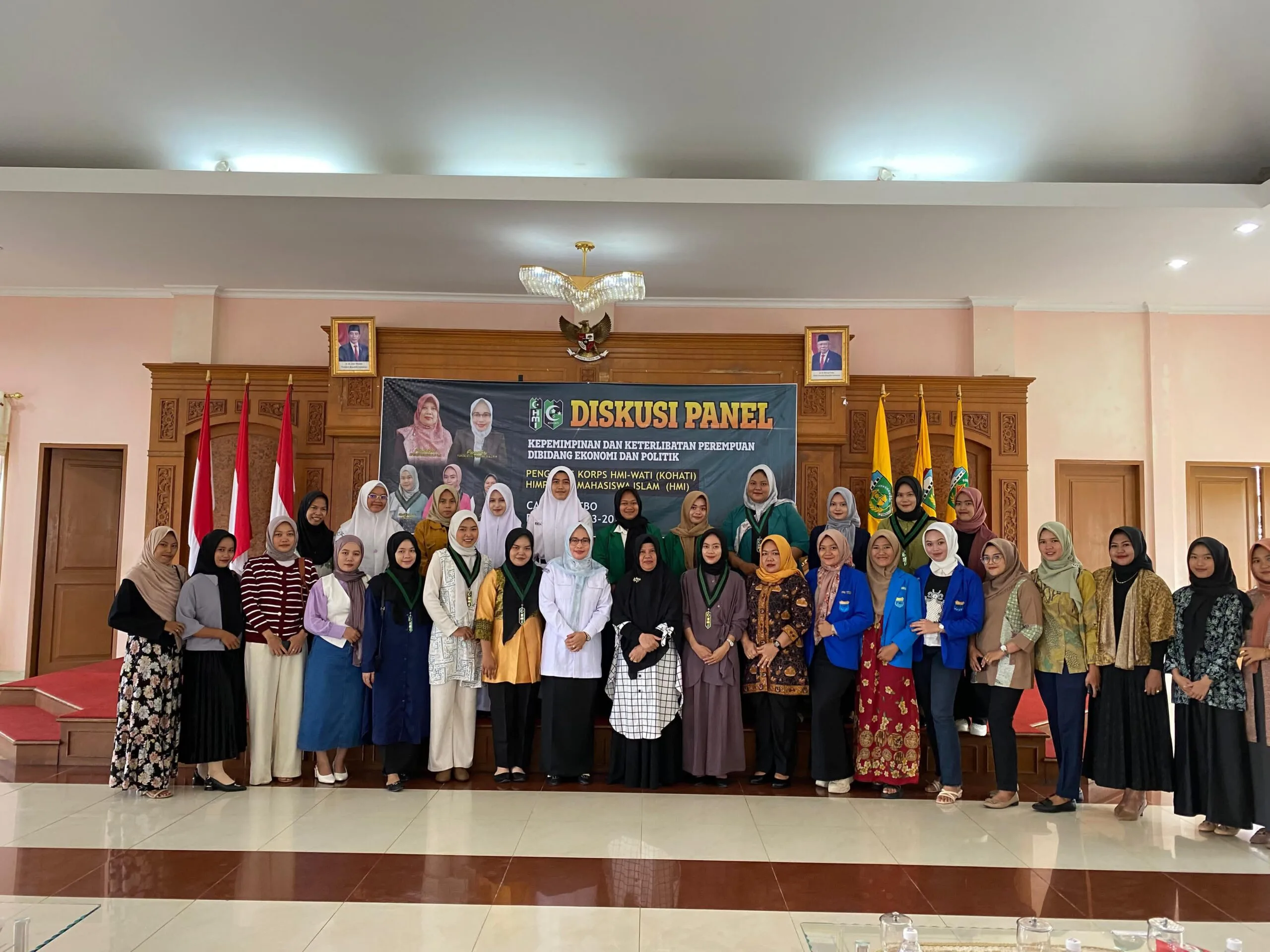 Diskusi panel yang diselenggarakan oleh Kohati Cabang Tebo. (ist)