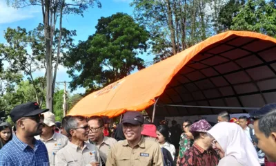 Rektor Unja dan perwakilan instansi lainnya dalam kegiatan aksi (DETAIL/Jorgi)