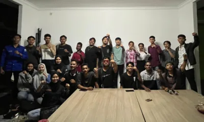 Foto bersama para perwakilan organisasi dalam kegiatan Jelajah Anarki "All Eyes on Papua" (DETAIL/Jorgi)