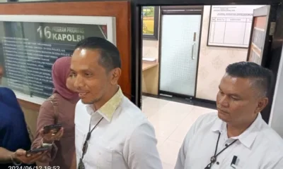 Direktur Reserse Kriminal Umum Polda Jambi, Kombes Pol Andri Ananta (kiri). (DETAIL/Juan)