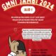 Poster PPAB Raya GMNI Jambi. (ist)