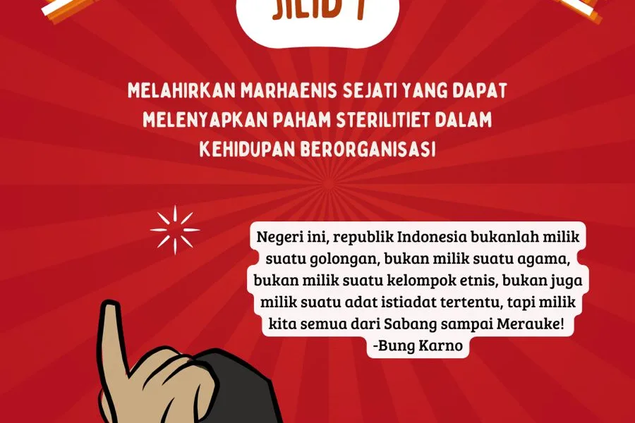 Poster PPAB Raya GMNI Jambi. (ist)