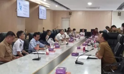 KPPU Kanwil I Sumbagut menyampaikan paparan soal pasokan dan harga bawang putih di Kota Medan. (ist)