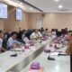 KPPU Kanwil I Sumbagut menyampaikan paparan soal pasokan dan harga bawang putih di Kota Medan. (ist)